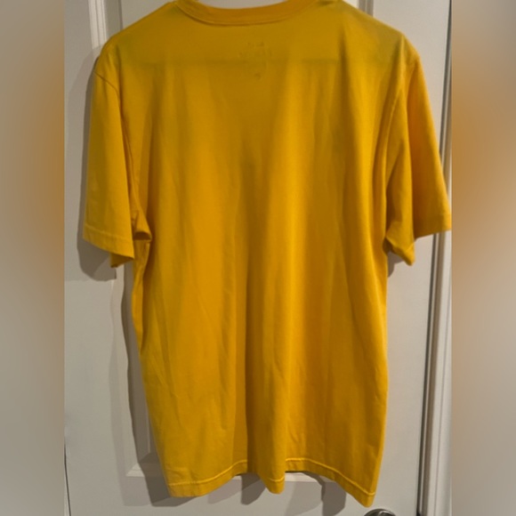 Nike Livestrong Dri-Fit Short Sleeve Athletic T-Shirt - Yellow - Size Large - Picture 3 of 5